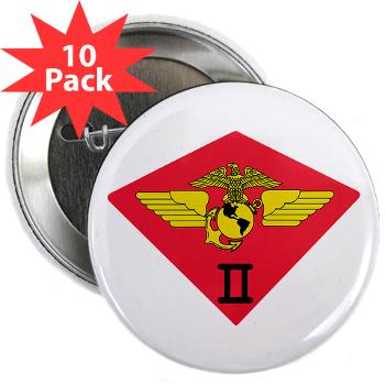 2MAW - M01 - 01 - 2nd Marine Aircraft Wing 2.25" Button (10 pack) - Click Image to Close