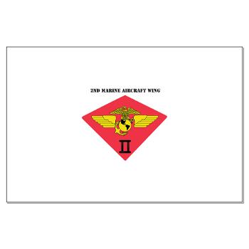 2MAW - M01 - 02 - 2nd Marine Aircraft Wing with Text Large Poster