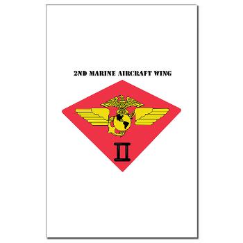 2MAW - M01 - 02 - 2nd Marine Aircraft Wing with Text Mini Poster Print