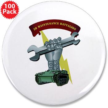 2MB - M01 - 01 - 2nd Maintenance Battalion 3.5" Button (100 pack)