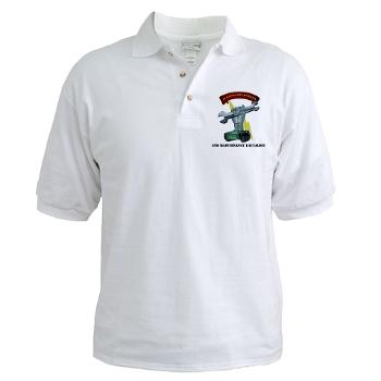 2MB - A01 - 04 - 2nd Maintenance Battalion with Text Golf Shirt