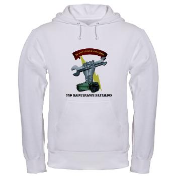 2MB - A01 - 03 - 2nd Maintenance Battalion with Text Hooded Sweatshirt - Click Image to Close