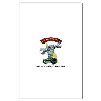2MB - M01 - 02 - 2nd Maintenance Battalion with Text Large Poster