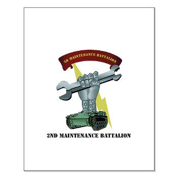 2MB - M01 - 02 - 2nd Maintenance Battalion with Text Small Poster - Click Image to Close