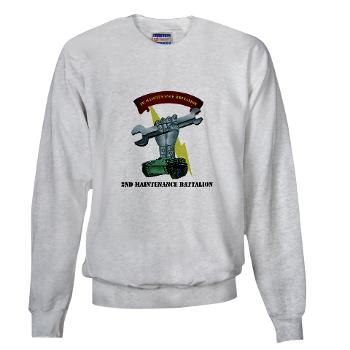 2MB - A01 - 03 - 2nd Maintenance Battalion with Text Sweatshirt