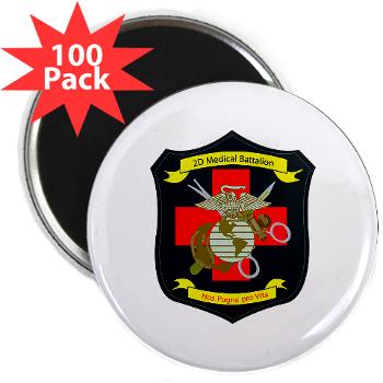 2MBN - M01 - 01 - 2nd Medical Battalion - 2.25" Magnet (100 pack)