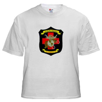 2MBN - A01 - 04 - 2nd Medical Battalion - White t-Shirt - Click Image to Close
