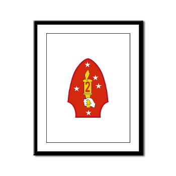 2MD - M01 - 02 - 2nd Marine Division - Framed Panel Print - Click Image to Close