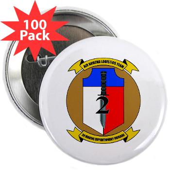 2MEB - M01 - 01 - 2nd Marine Expeditionary Brigade - 2.25" Button (100 pack) - Click Image to Close
