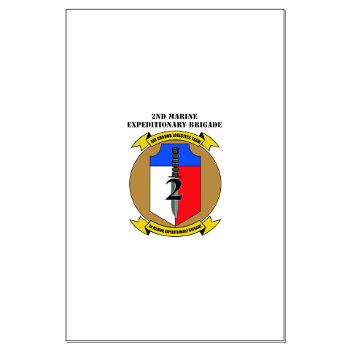 2MEB - M01 - 02 - 2nd Marine Expeditionary Brigade with Text - Large Poster