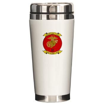 2MEF - M01 - 03 - 2nd Marine Expeditionary Force Ceramic Travel Mug
