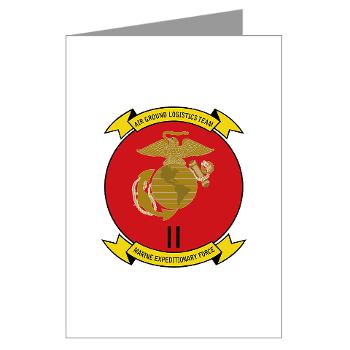 2MEF - M01 - 02 - 2nd Marine Expeditionary Force Greeting Cards (Pk of 10) - Click Image to Close