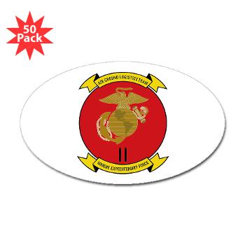 2MEF - M01 - 01 - 2nd Marine Expeditionary Force Sticker (Oval 50 pk) - Click Image to Close