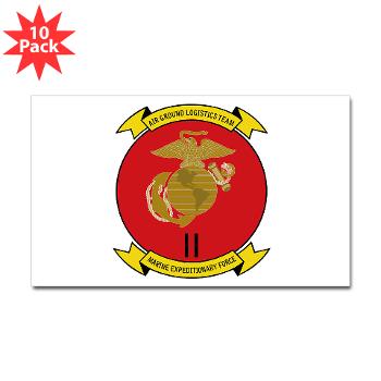 2MEF - M01 - 01 - 2nd Marine Expeditionary Force Sticker (Rectangle 10 pk) - Click Image to Close
