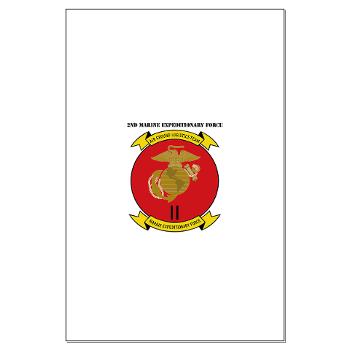 2MEF - M01 - 02 - 2nd Marine Expeditionary Force with Text Large Poster