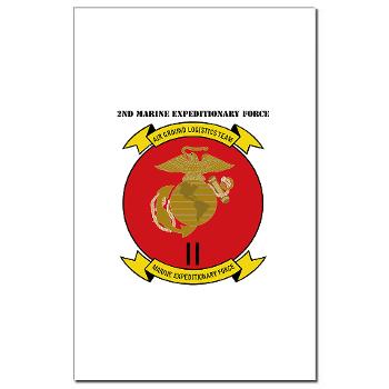 2MEF - M01 - 02 - 2nd Marine Expeditionary Force with Text Mini Poster Print - Click Image to Close