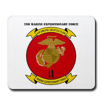 2MEF - M01 - 03 - 2nd Marine Expeditionary Force with Text Mousepad - Click Image to Close