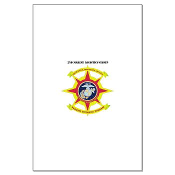 2MLG - M01 - 02 - 2nd Marine Logistics Group with Text - Large Poster