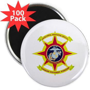2MLG - M01 - 01 - 2nd Marine Logistics Group - 2.25" Magnet (100 pack) - Click Image to Close