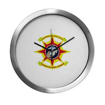 2MLG - M01 - 03 - 2nd Marine Logistics Group - Modern Wall Clock