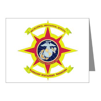 2MLG - M01 - 02 - 2nd Marine Logistics Group - Note Cards (Pk of 20)