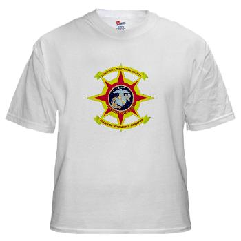 2MLG - A01 - 04 - 2nd Marine Logistics Group - White T-Shirt - Click Image to Close