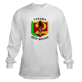 2MR - A01 - 03 - 2nd Marine Regiment Long Sleeve T-Shirt - Click Image to Close