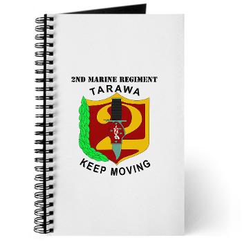 2MR - M01 - 02 - 2nd Marine Regiment with Text Journal