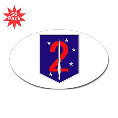 2MSOB - M01 - 01 - 2nd Marine Special Operations Bn - Sticker (Oval 50 pk) - Click Image to Close