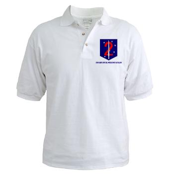 2MSOB - A01 - 04 - 2nd Marine Special Operations Bn with Text - Golf Shirt - Click Image to Close