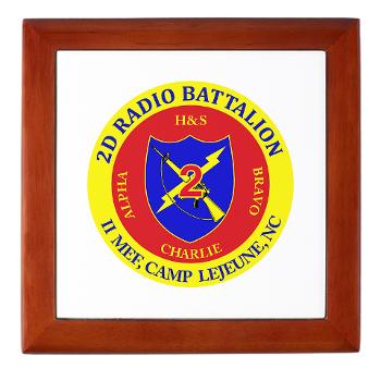 2RB - A01 - 01 - USMC - 2nd Radio Battalion - Keepsake Box