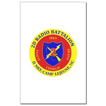 2RB - A01 - 01 - USMC - 2nd Radio Battalion - Mini Poster Print