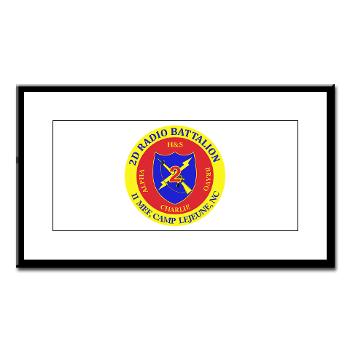 2RB - A01 - 01 - USMC - 2nd Radio Battalion - Small Framed Print