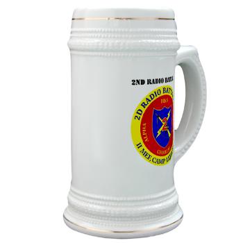 2RB - A01 - 01 - USMC - 2nd Radio Battalion with Text - Stein - Click Image to Close