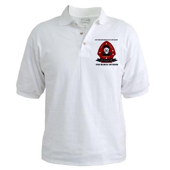2RB - A01 - 04 - 2nd Reconnaissance Bn with Text Golf Shirt