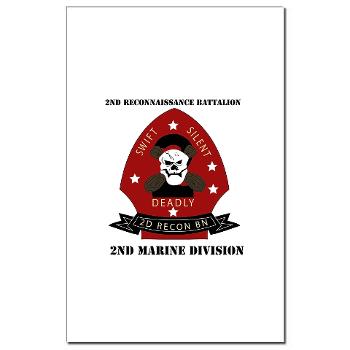 2RB - M01 - 02 - 2nd Reconnaissance Bn with Text Mini Poster Print