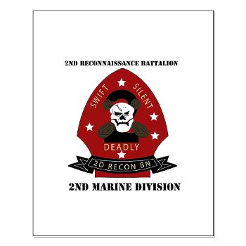 2RB - M01 - 02 - 2nd Reconnaissance Bn with Text Small Poster