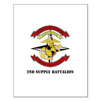 2SB - M01 - 02 - 2nd Supply Battalion with Text - Small Poster