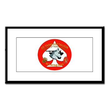 2TB - M01 - 02 - 2nd Tank Battalion - Small Framed Print - Click Image to Close