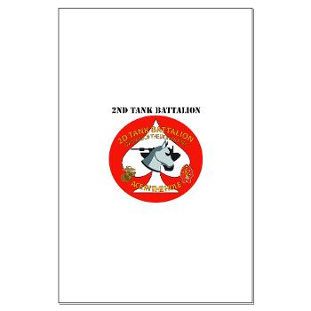 2TB - M01 - 02 - 2nd Tank Battalion with Text - Large Poster
