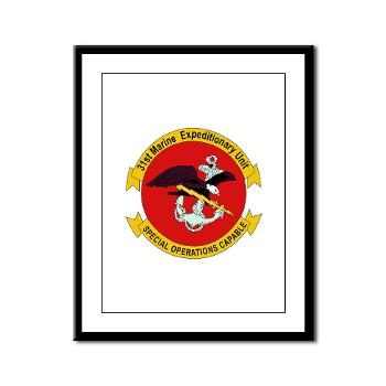 31MEU - M01 - 02 - 31st Marine Expeditionary Unit Framed Panel Print