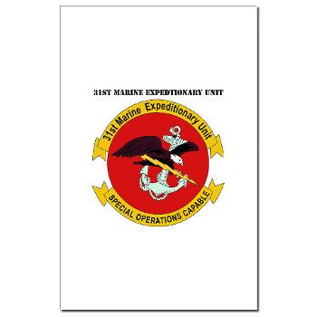 31MEU - M01 - 02 - 31st Marine Expeditionary Unit with text Mini Poster Print
