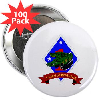 3AAB - M01 - 01 - 3rd Assault Amphibian Battalion - 2.25" Button (100 pack)