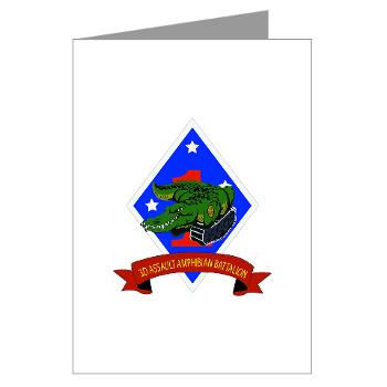 3AAB - M01 - 02 - 3rd Assault Amphibian Battalion - Greeting Cards (Pk of 20) - Click Image to Close