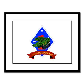 3AAB - M01 - 02 - 3rd Assault Amphibian Battalion - Large Framed Print