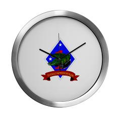 3AAB - M01 - 03 - 3rd Assault Amphibian Battalion - Modern Wall Clock