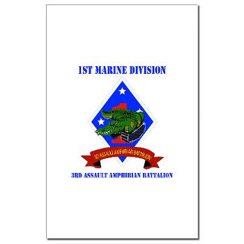 3AAB - M01 - 02 - 3rd Assault Amphibian Battalion with text - Mini Poster Print