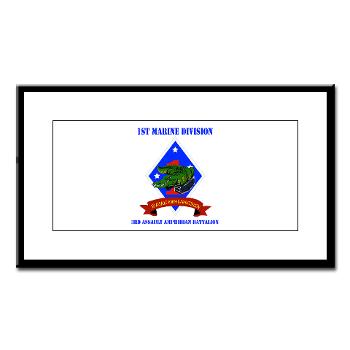 3AAB - M01 - 02 - 3rd Assault Amphibian Battalion with text - Small Framed Print - Click Image to Close