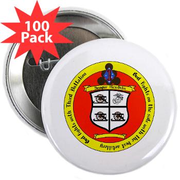 3B11M - M01 - 01 - 3rd Battalion 11th Marines 2.25" Button (100 pack) - Click Image to Close