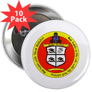 3B11M - M01 - 01 - 3rd Battalion 11th Marines 2.25" Button (10 pack) - Click Image to Close
